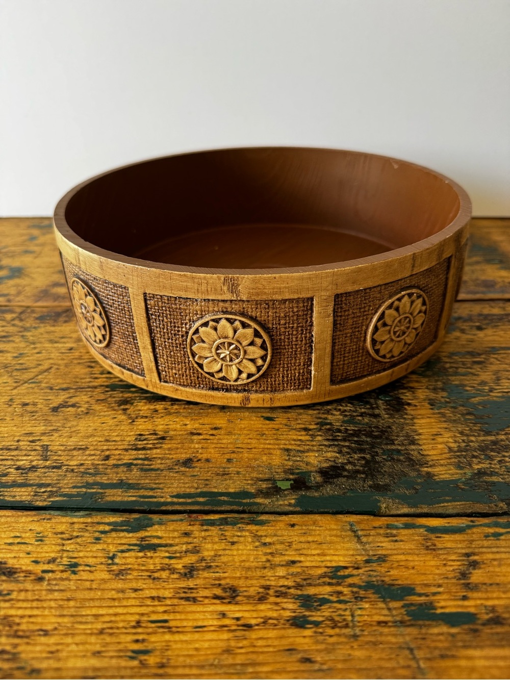 Decorative Brown Wood Look Accent Bowl - FTD